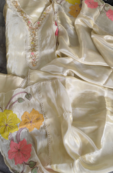 Shimmer tissue semsitiched 3 piece Suit