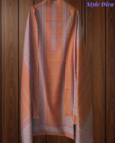 Winter Wear-Premium Pashmina Floral Digital Printed Winter Un-Stitched Suit Set