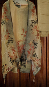 Fully Stitched Shimmer TIssue Suit With Shimmer Dupatta