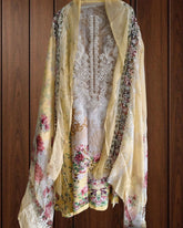 🌸 Cotton Embroidered Pakistani Suit with Chiffon Dupatta 🌸