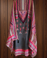 Graceful Glass Organza Semi Stitched Suit Set with Mirror Highlighting & Pearl Work Daman