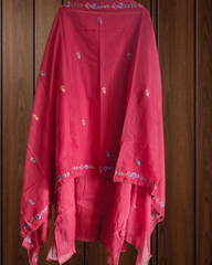 Timeless Lucknowi Chikankari Mul Chanderi Suit Set Timeless Lucknowi Chikankari Mul Chanderi Suit Set