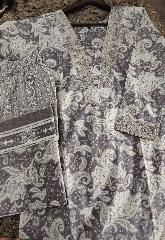 Fully Stitched Cotton Suit
