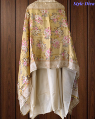 Radiant Shimmer Tissue Suit with Gotta Accents & Digital Dupatta