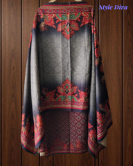 Winter Wear- Elegant Winter Pashmina Suit with Rich Digital Prints