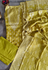 Muslin Digital Print Suit Unstiched suit 3 pc set