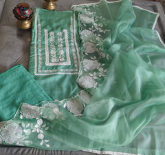 Muslin embroidary  suit