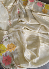 Shimmer tissue semsitiched 3 piece   Suit