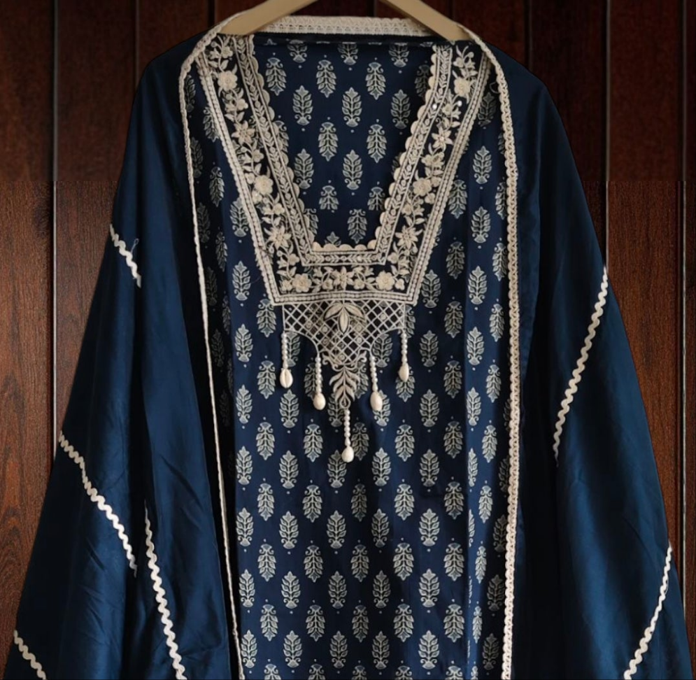 Cotton embroidary Suit