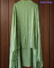 Premium Georgette Lucknowi Embroidery Unstitched Suit