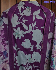 Cotton Printed Daman Embroidery Unstitched Suit Set