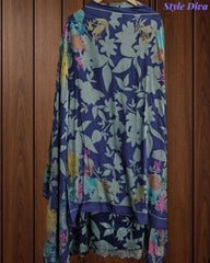Cotton Printed Daman Embroidery Unstitched Suit Set
