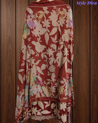 Cotton Printed Daman Embroidery Unstitched Suit Set