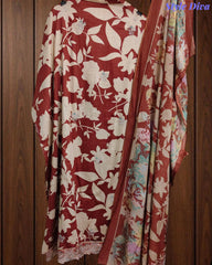 Cotton Printed Daman Embroidery Unstitched Suit Set