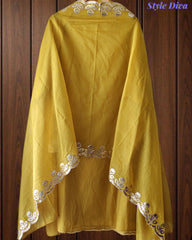 Mul CottonLaser Cut Gotta Work Un-Stitched Suit with Designer Dupatta