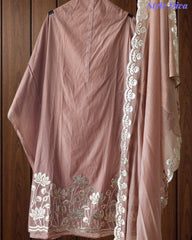 Mul CottonLaser Cut Gotta Work Un-Stitched Suit with Designer Dupatta