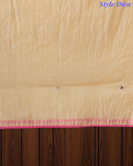 Mul Cotton Neck Embroidered Unstitched Suit with Designer Embroidered Dupatta