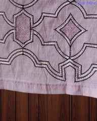 Mul Cotton Lucknowi Embroidered Un-Stitched Suit with Embroidered Dupatta