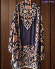 Muslin Digital Printed Semi-Stitched Suit with Zari & Sequin Highlighting Dupatta