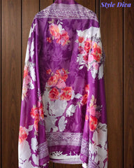 Jaam Cotton Printed Unstitched Suit with Mul Cotton Digital Print Dupatta