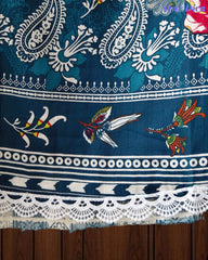 Jaam Cotton Printed Unstitched Suit with Mul Cotton Digital Print Dupatta