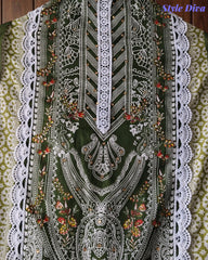 Jaam Cotton Printed Unstitched Suit with Mul Cotton Digital Print Dupatta