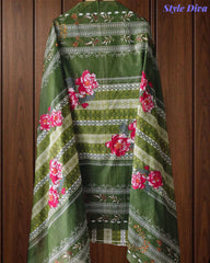 Jaam Cotton Printed Unstitched Suit with Mul Cotton Digital Print Dupatta