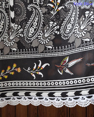 Jaam Cotton Printed Unstitched Suit with Mul Cotton Digital Print Dupatta