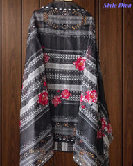 Jaam Cotton Printed Unstitched Suit with Mul Cotton Digital Print Dupatta