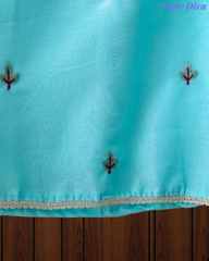 Cotton Linen Kashmiri Embroidery Un-Stitched Suit with Linen Dupatta