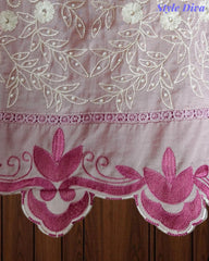 Mul Cotton Overall Embroidered Un-Stitched Suit Set