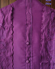 Mul Chanderi Un Stitched Suit with Organza Applique Work Border Dupatta