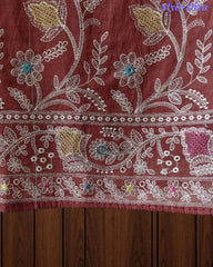 Mul Cotton Overall Embroidered Un-Stitched Suit With Designer Embroidery Dupatta