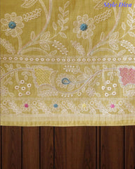 Mul Cotton Overall Embroidered Un-Stitched Suit With Designer Embroidery Dupatta