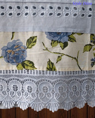 Hakoba Cotton Crochet Lacing Semi-Stitched Suit with Pure Cotton Printed Dupatta
