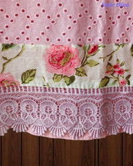Hakoba Cotton Crochet Lacing Semi-Stitched Suit with Pure Cotton Printed Dupatta
