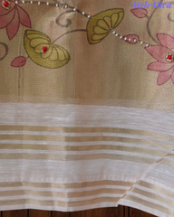 Linen Cotton Digital Printed Lagdi Patta Unstitched Suit (3 Pc Set)