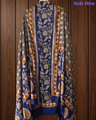 Cotton Maheshwari Digital Print Un-Stitched Suit with Maheshwari Dupatta