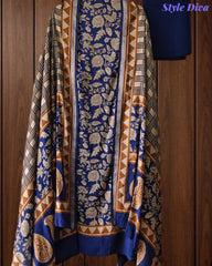 Cotton Maheshwari Digital Print Un-Stitched Suit with Maheshwari Dupatta
