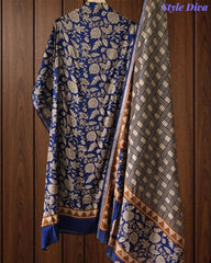 Cotton Maheshwari Digital Print Un-Stitched Suit with Maheshwari Dupatta
