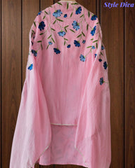 Pure Cotton Overall Embroidered Unstitched Suit With Embroidered Dupatta