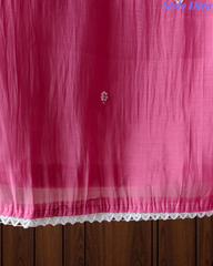 Mul Cotton Embroidered Unstitched Suit with Scalloped Embroidery Dupatta