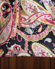 Pure Cotton Digital Print Unstitched Suit with Zari Patch Work & Chiffon Dupatta