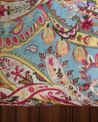Pure Cotton Digital Print Unstitched Suit with Zari Patch Work & Chiffon Dupatta