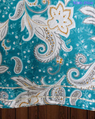 Cotton Printed Suit Set with zari  Work – Fully Stitched 3PC Set