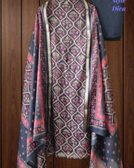 Cotton Maheshwari Digital Print Un-Stitched Suit with Maheshwari Dupatta