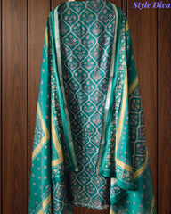 Cotton Maheshwari Digital Print Un-Stitched Suit with Maheshwari Dupatta