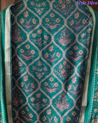 Cotton Maheshwari Digital Print Un-Stitched Suit with Maheshwari Dupatta