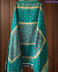 Cotton Maheshwari Digital Print Un-Stitched Suit with Maheshwari Dupatta