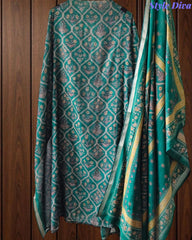 Cotton Maheshwari Digital Print Un-Stitched Suit with Maheshwari Dupatta